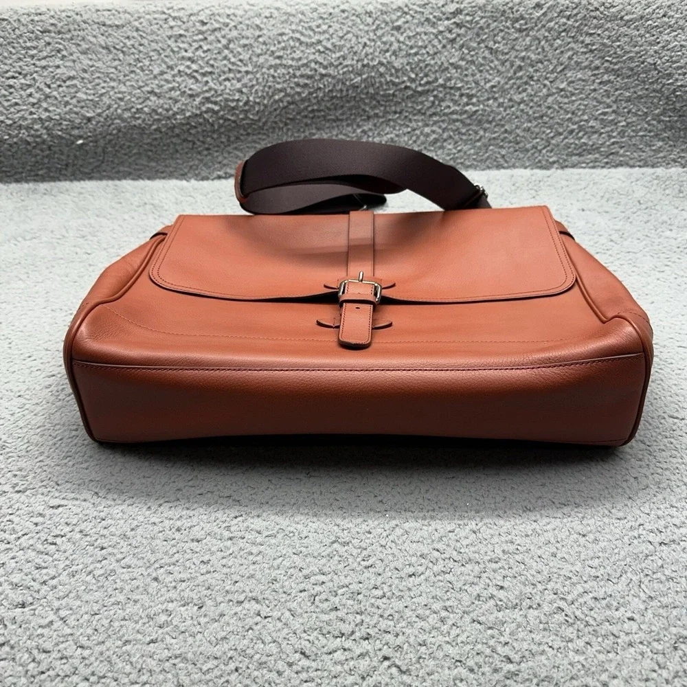 Genuine Coach F23204 Hudson Messenger Tote Terracotta 2 Way Leather Shoulder Bag
